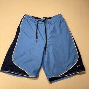 Nike Blue and Black Mesh Shorts